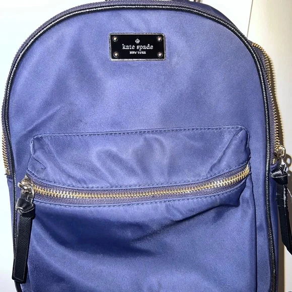 Kate Spade Mini Backpack Navy Blue - Picture 2 of 5
